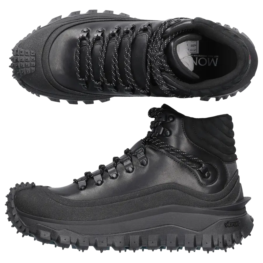 Moncler - Sneaker high TRAILGRIP GTX Kalbsleder - schwarz