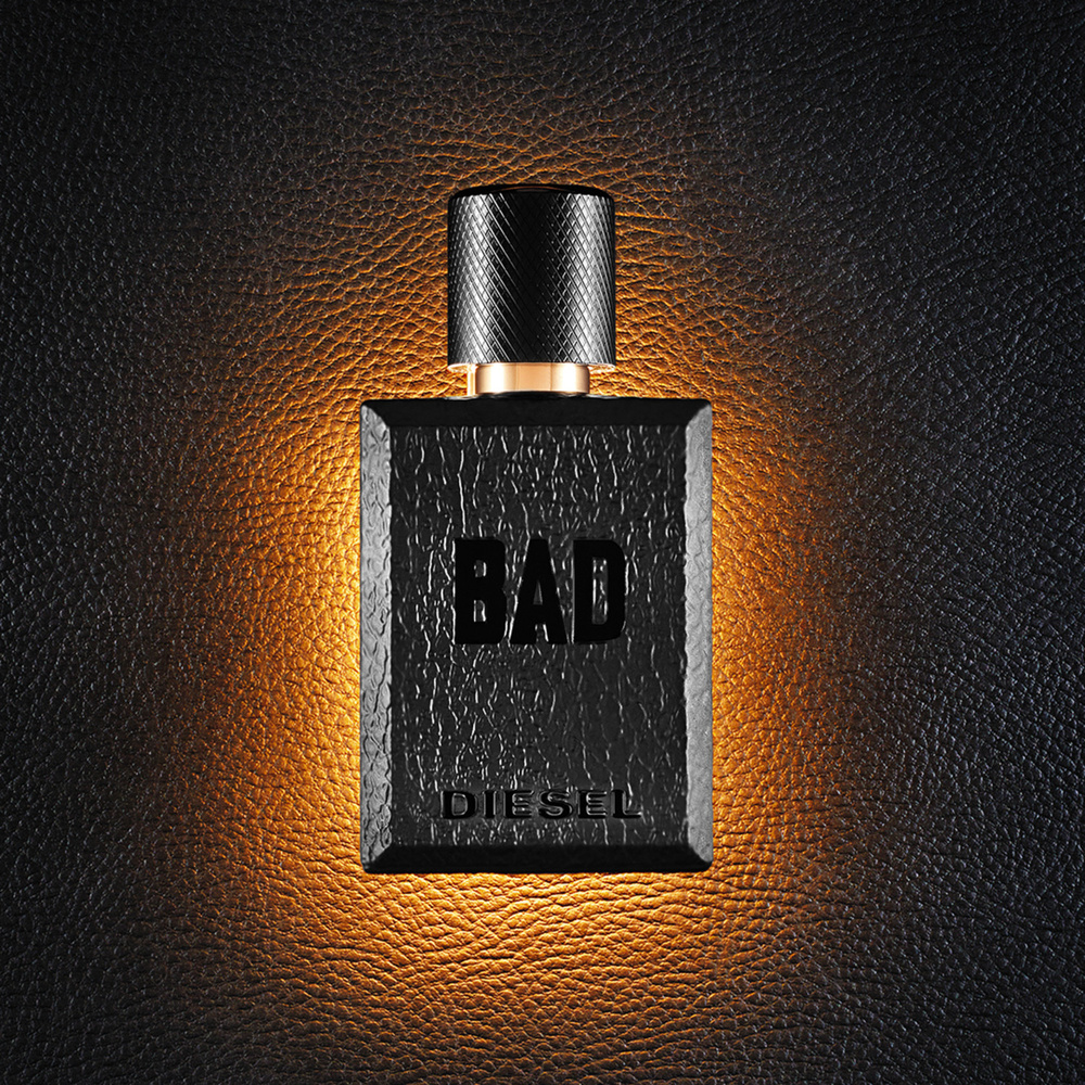 Diesel Bad Eau de Toilette Homme, Boisé frais, insolent et addictif