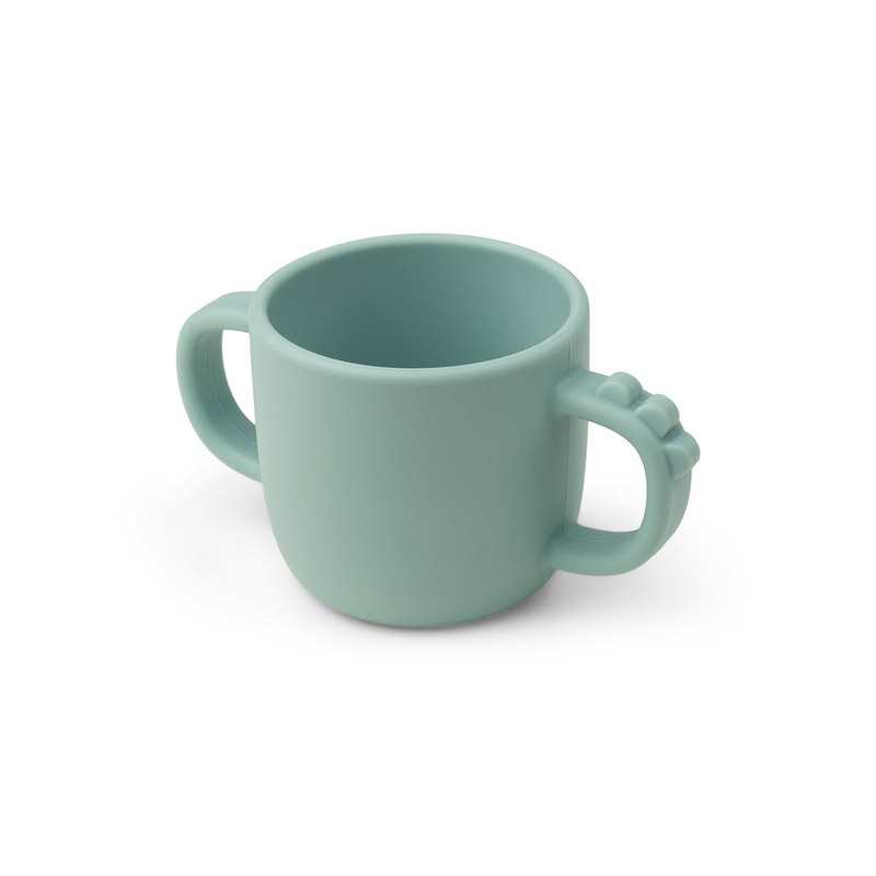 Tasse à anses Peekaboo crocrodile bleu Done By Deer