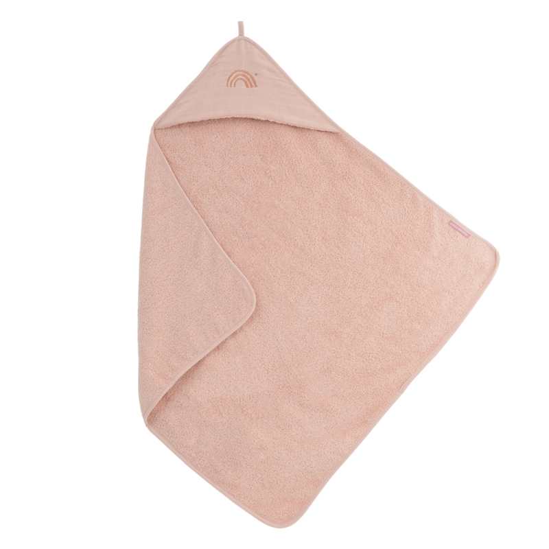 Cape de bain unie Arc-en-ciel - corail