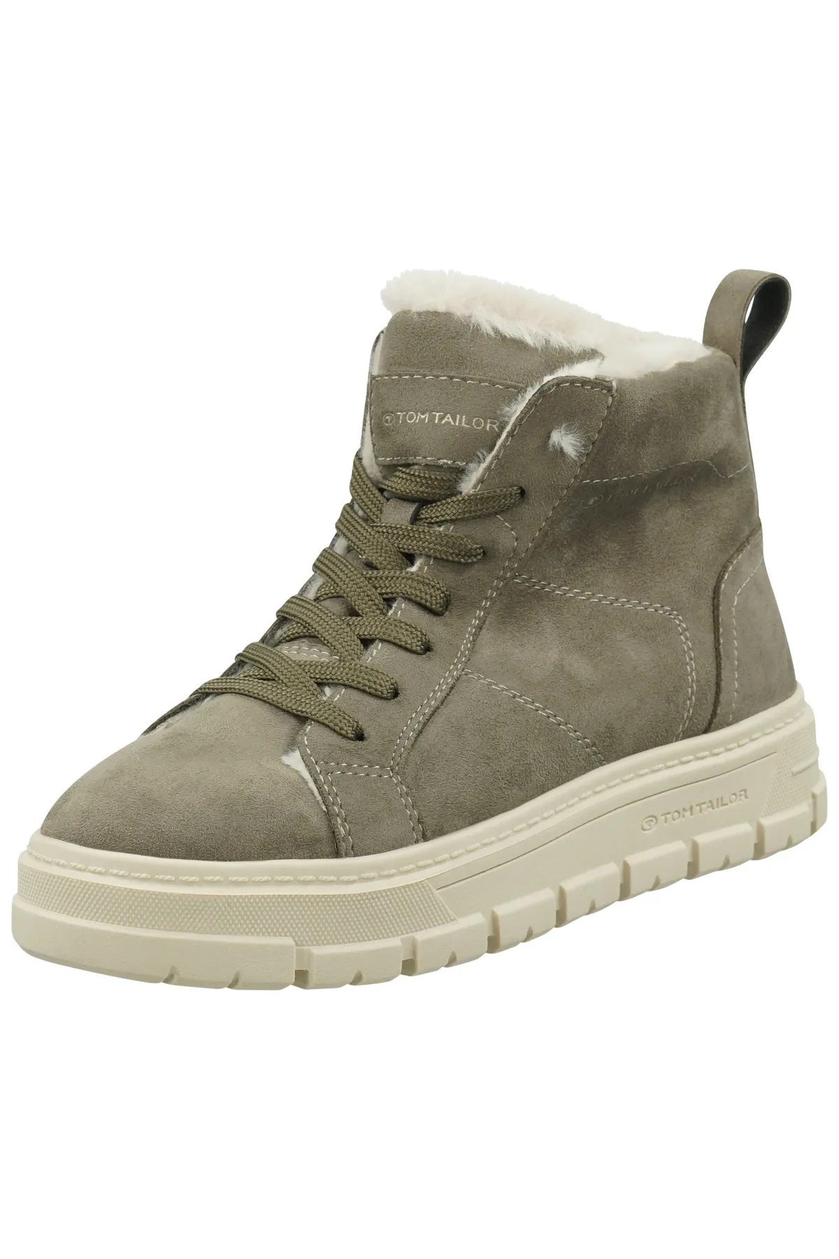 Tom Tailor  Stiefelette - Khaki - Flacher Absatz