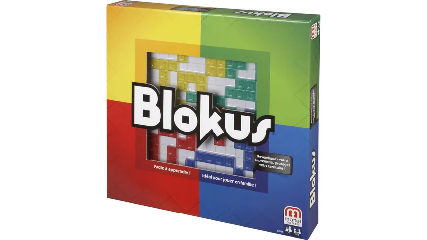 Mattel Games Blokus, Gesellschaftsspiel, Strategiespiel, Kinderspiel