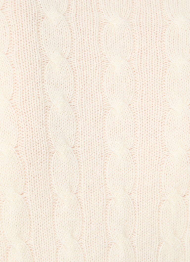 Ralph Lauren Fine-knit sweater in cashmere wool blend with logo embroidery