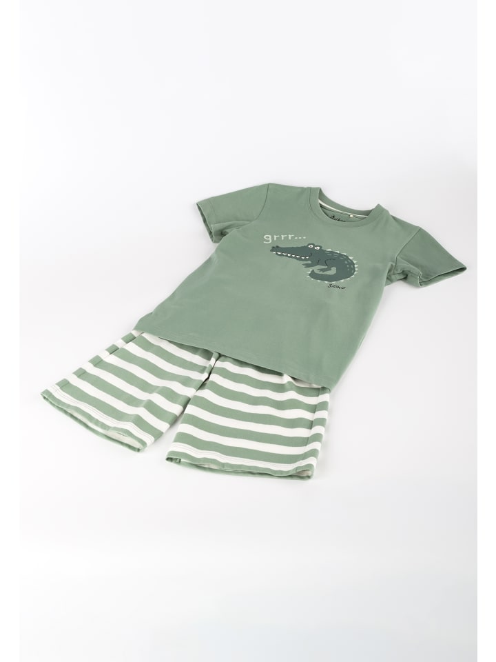 Sigikid Shorty Pyjama Kinder Schlafanzug in mintgrün günstig kaufen