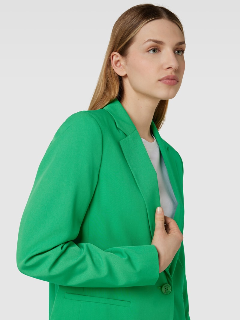 Blazer mit Reverskragen in apfelgrün