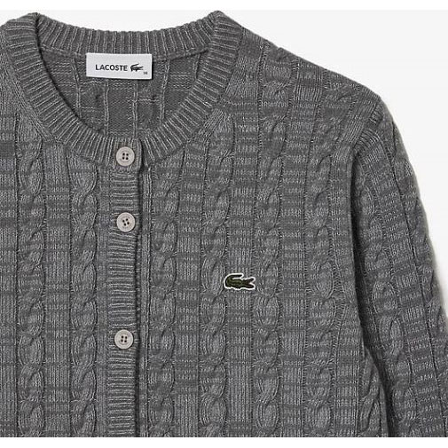 Lacoste Damen Strickjacke mit Wolle