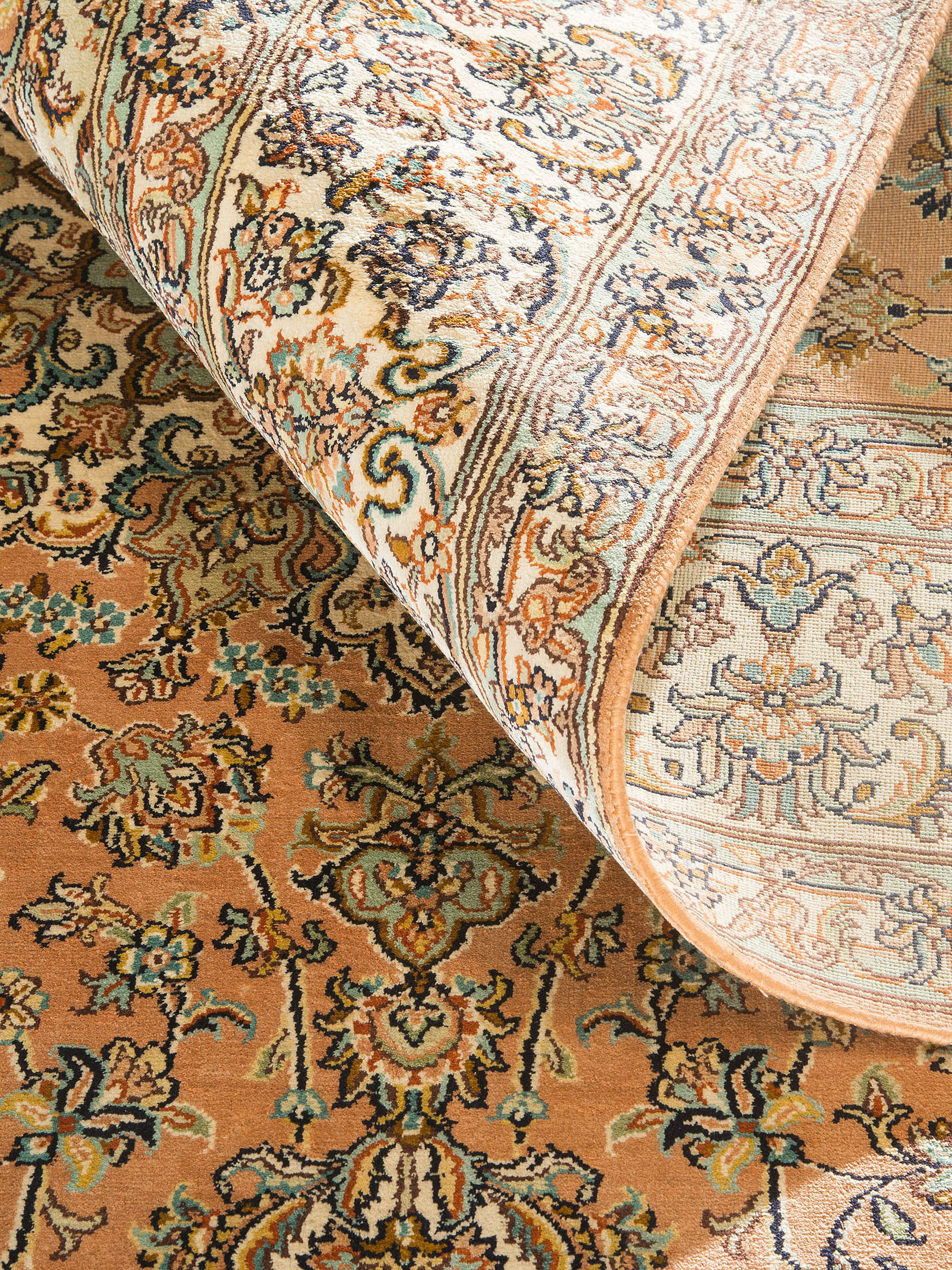 Kaschmir Seide 18/18 ca. 167 x 245 cm, Unikat / Einzelstück