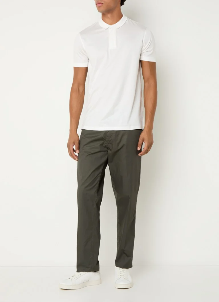 Pantaloni Emporio Armani cu croi larg și buzunare laterale