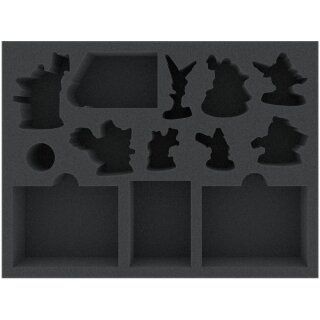 2-teiliges Feldherr Schaumstoff-Set für Warhammer Underworlds: Harrowdeep - Grundspielbox