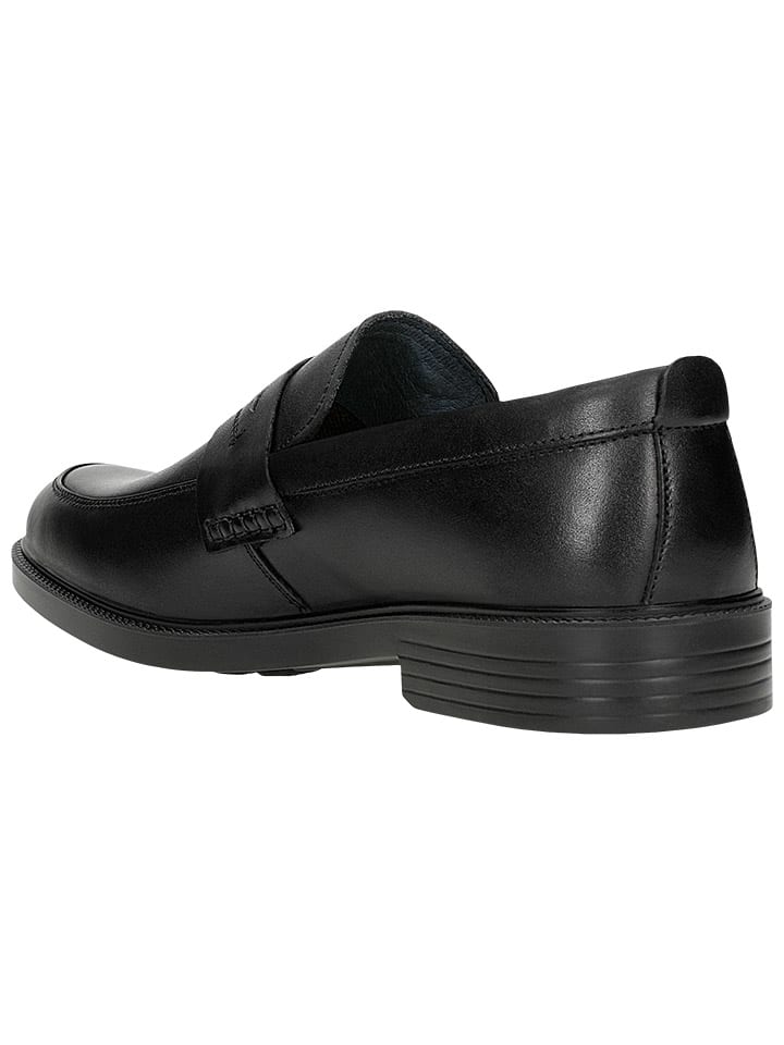 Wojas Leder-Mokassins in Schwarz günstig kaufen