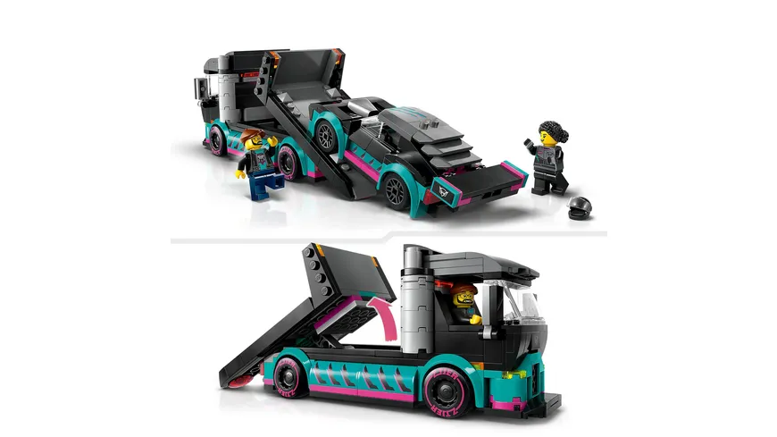 LEGO City 60406 Autotransporter mit Rennwagen