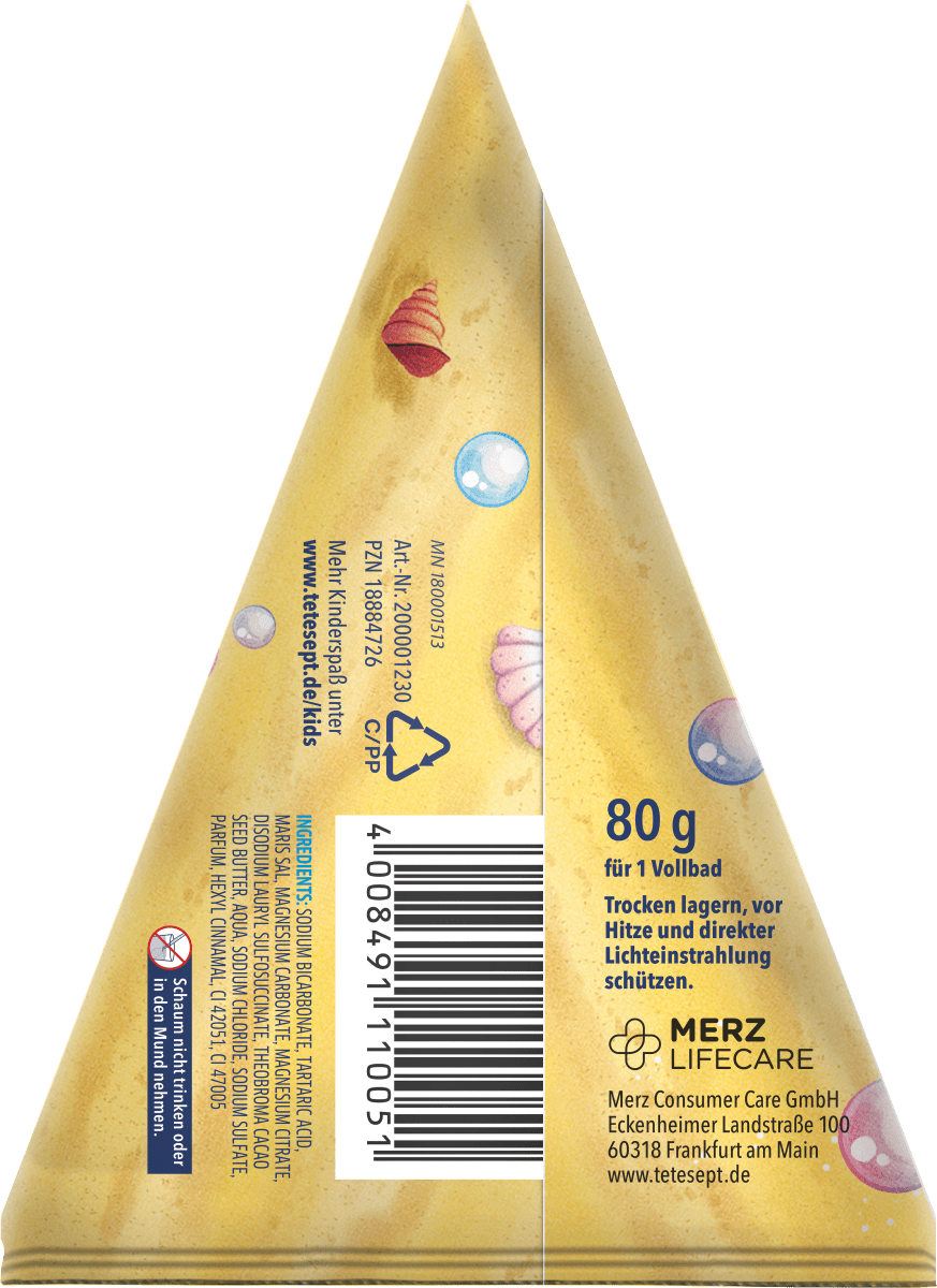 Kinder Badezusatz Sprudelbad Blubberwal, 80 g
