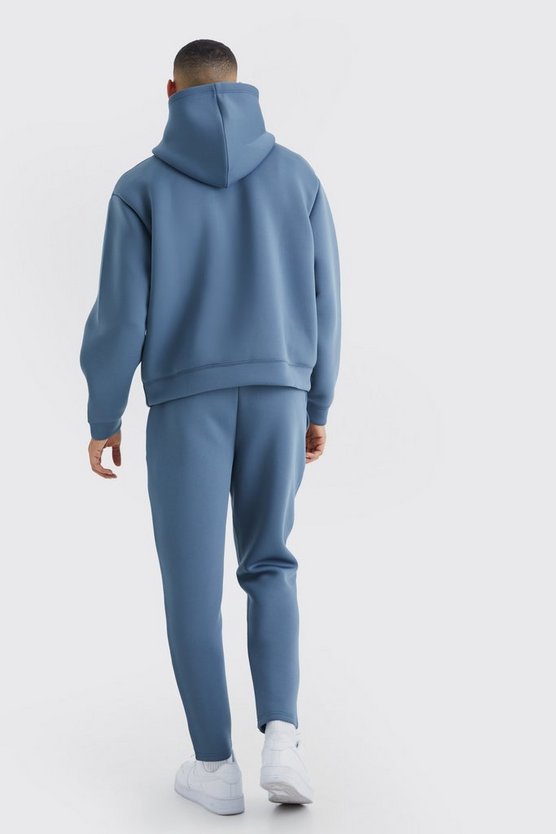 Kastiger Oversize Trainingsanzug mit Kapuze