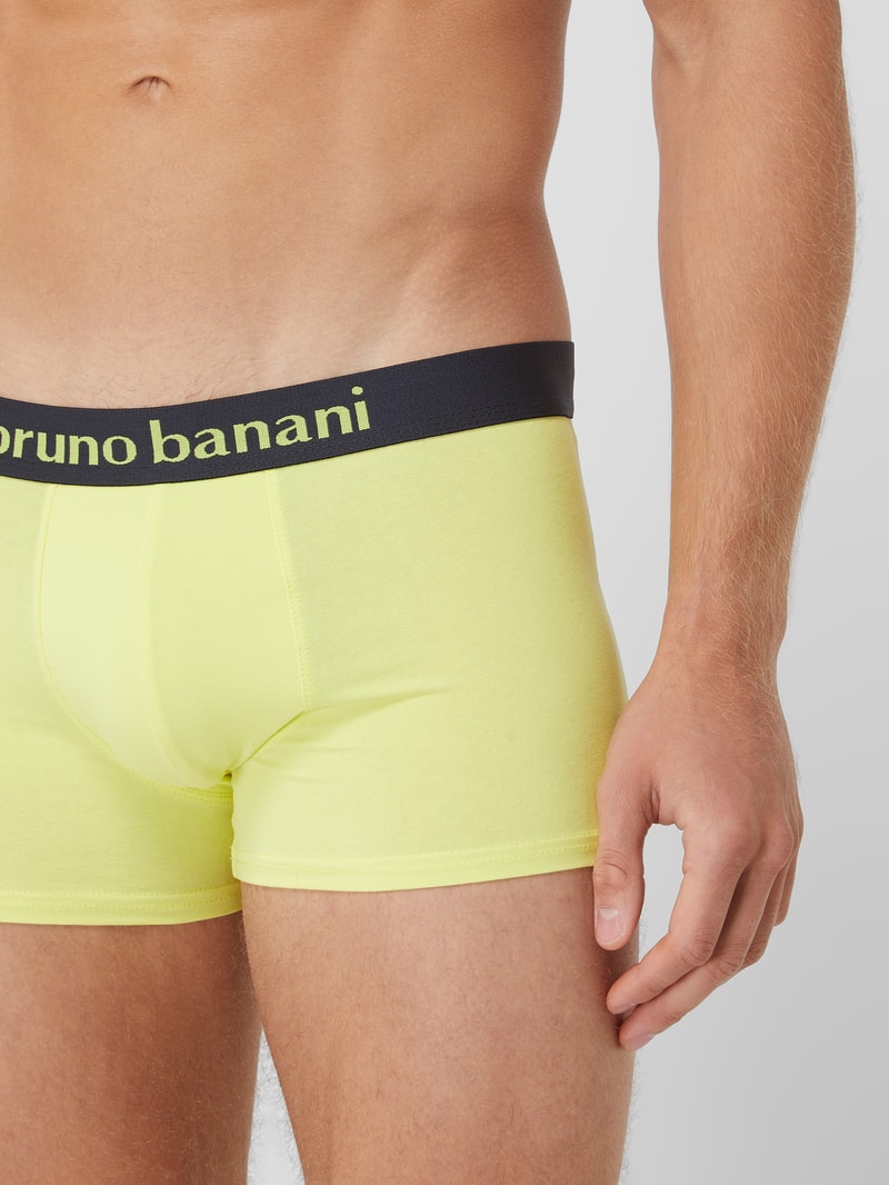 Trunks mit elastischem Logo-Bund in gelb