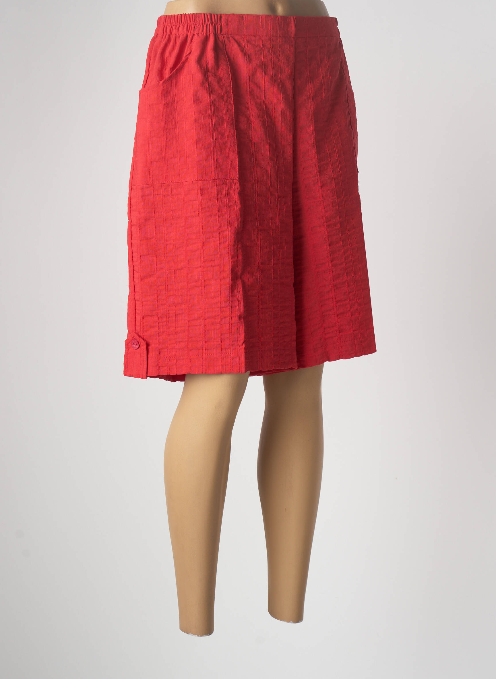 Gevana Bermudas Femme couleur rouge