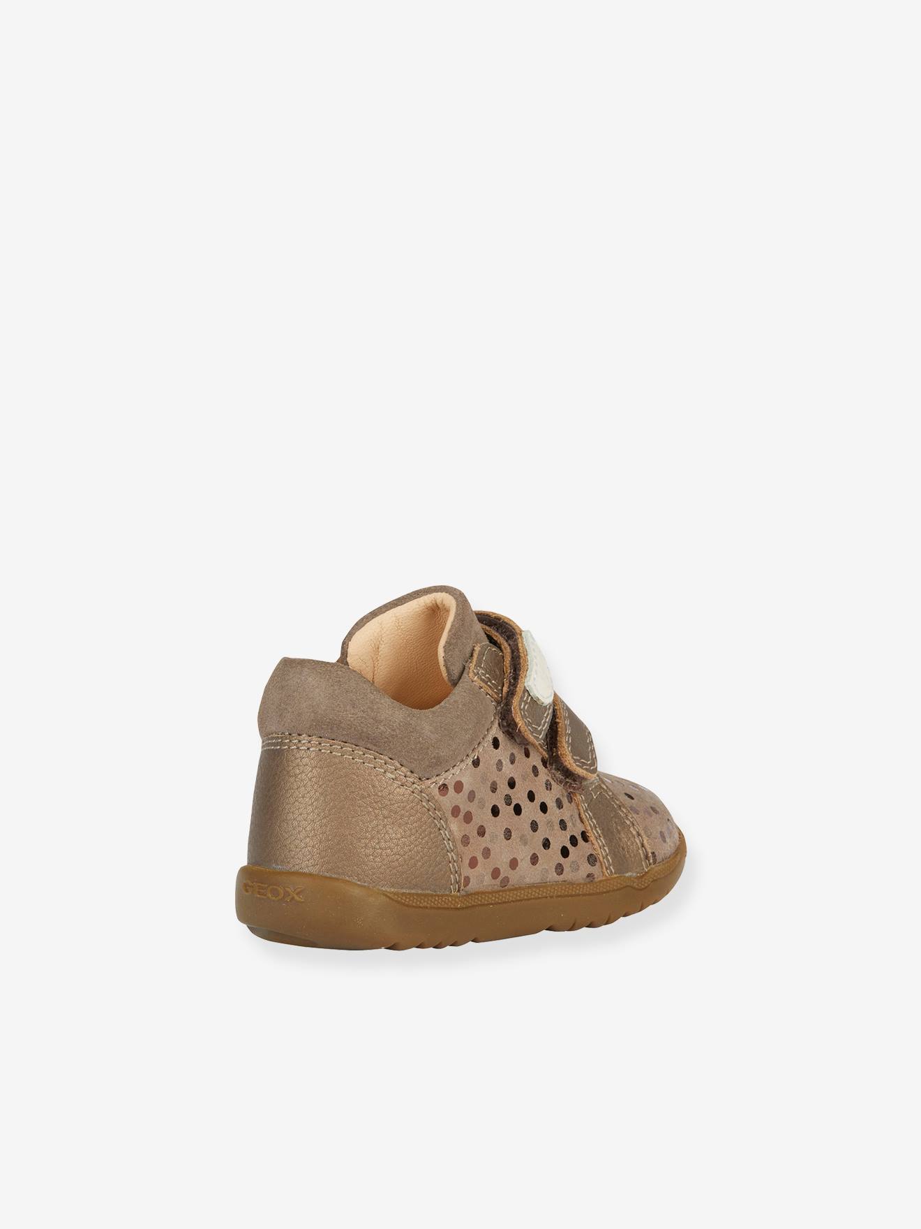 Geox Hohe Baby Lauflern-Sneakers B Macchia Girl GEOX - grau glanzeffekt