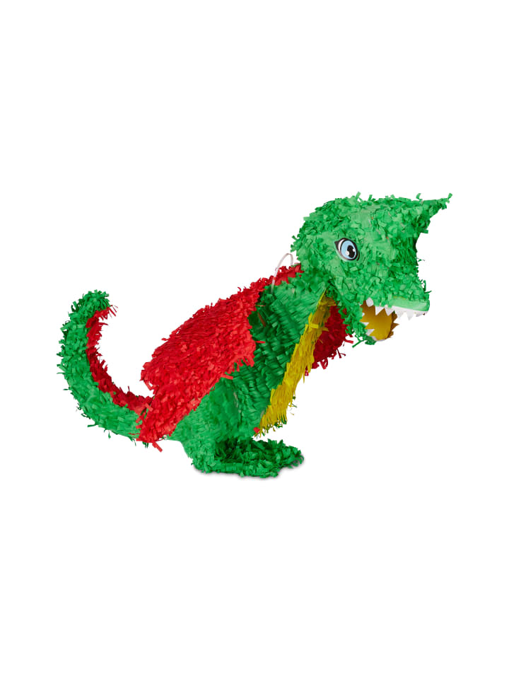 relaxdays Pinata Drache in Bunt günstig kaufen onesize