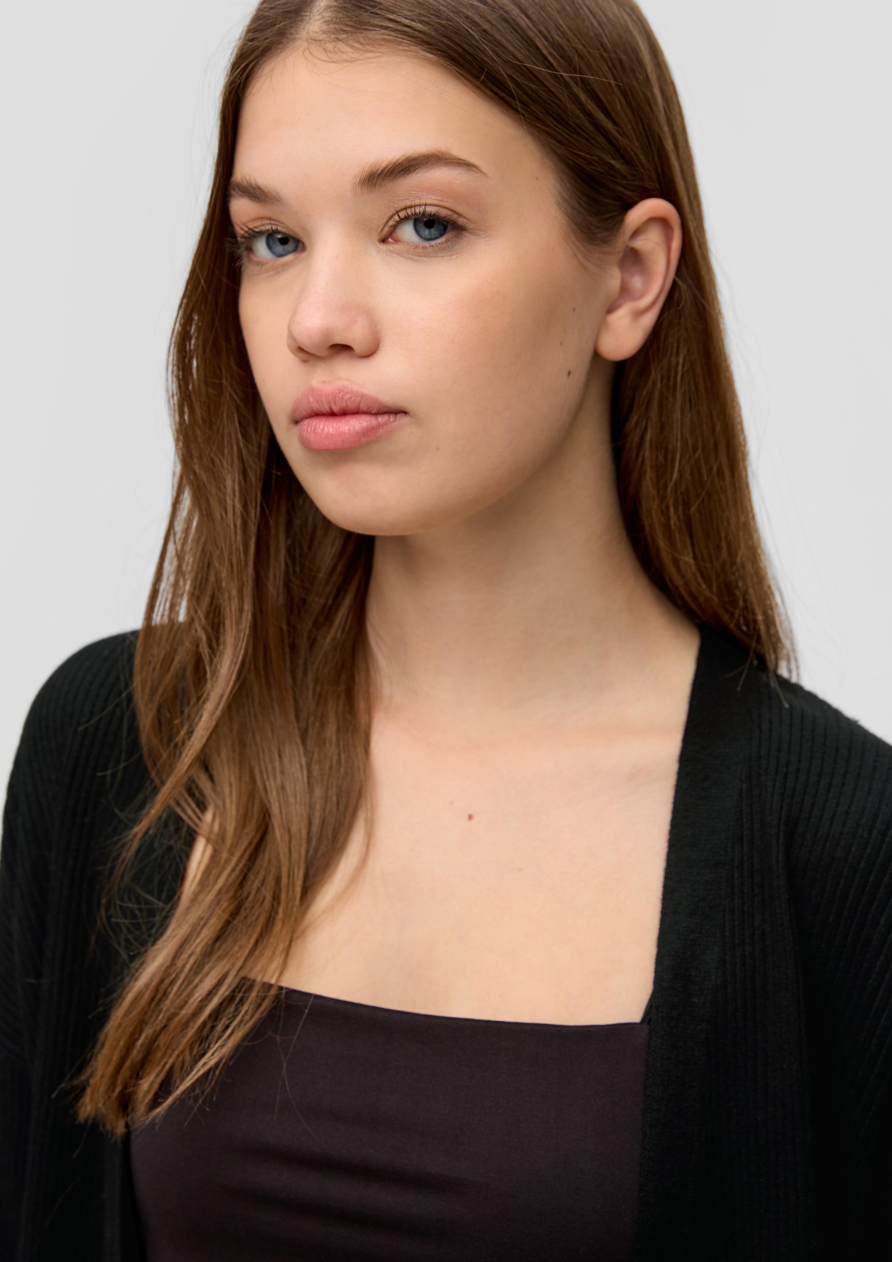 Rippstrick-Cardigan im Loose Fit  2144098-9999