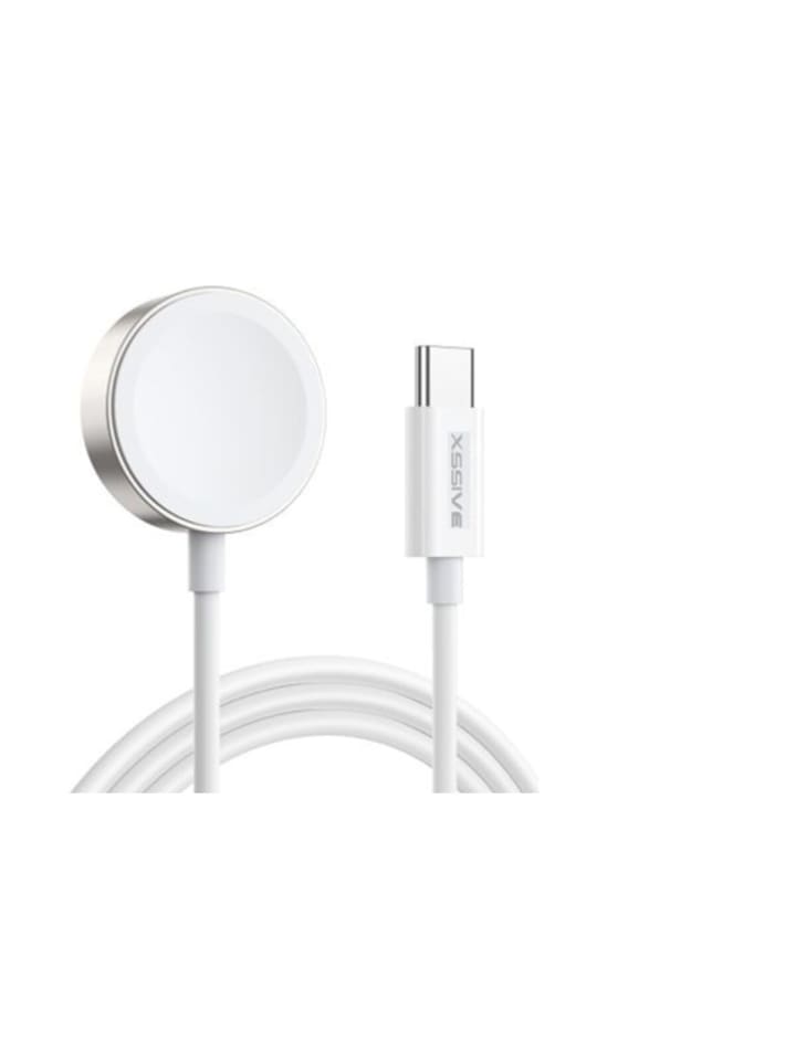 COFI 1453 Magnetisches Ladekabel für I-Watch mit USB Anschluss 1m in Weiß günstig kaufen onesize
