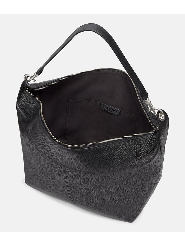 LIEBESKIND BERLIN Leder-Schultertasche in Schwarz - (B)30 x (H)19 x (T)17 cm günstig kaufen onesize