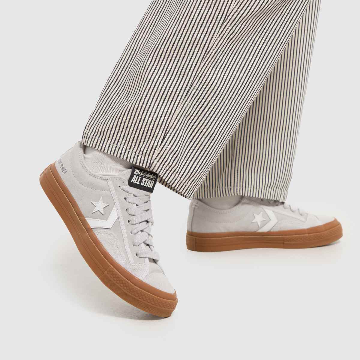 Converse Star Player 76 sportcipő világosszürke színben