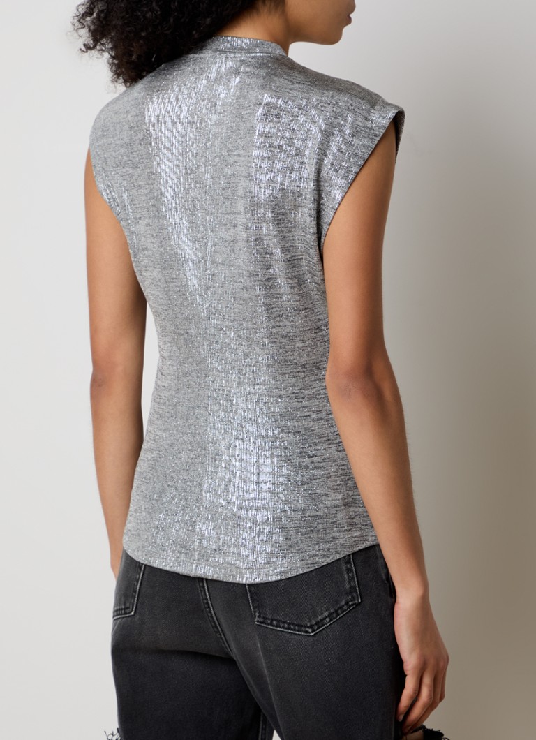 Isabel Marant Naylor top bez rukava s lureksom