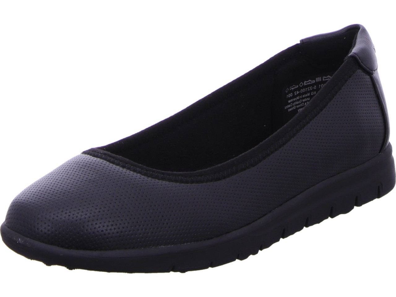 S.OLIVER Sportliche Slipper schwarz