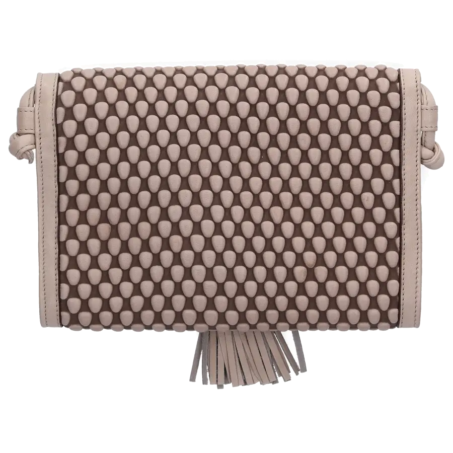 Tissa Fontaneda - Handtasche ALEX Nappaleder Tassel beige - beige