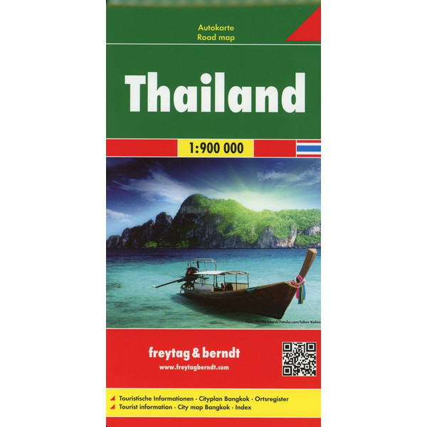 Thailand 1 : 900 000. Autokarte - Straßenkarte