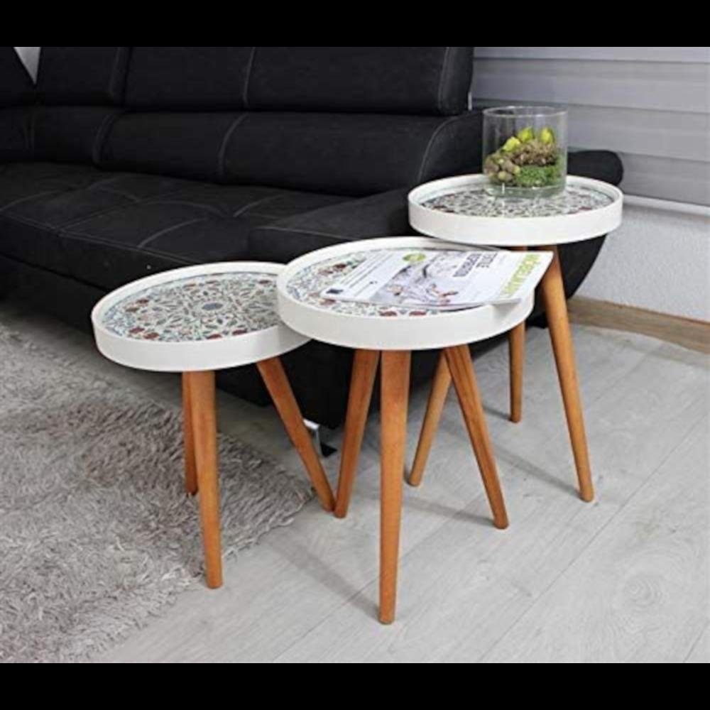 HOOZ Möbelfuß 4x Möbelfüße Holz Dunkel 10 cm, (4-St., 4er Set)