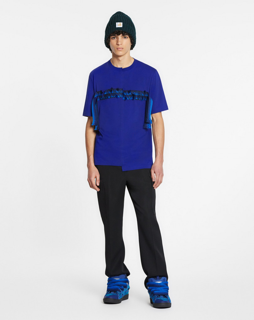 T-SHIRT ASYMÉTRIQUE CURB LACE