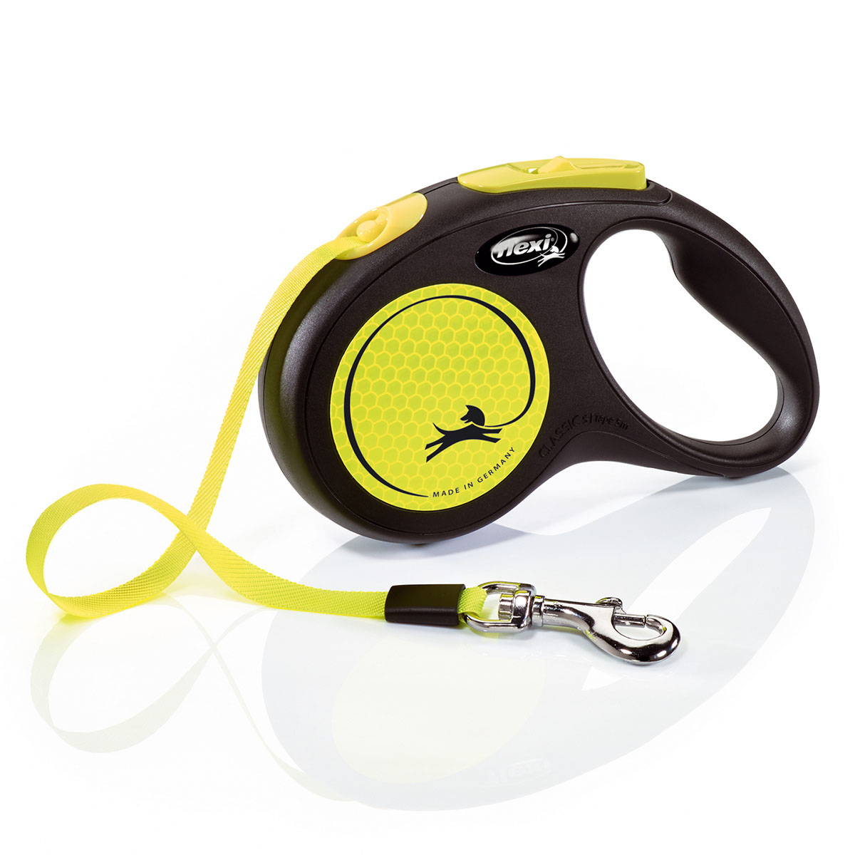 flexi New NEON Gurtleine 5m schwarz günstig kaufen bei ZooRoyal