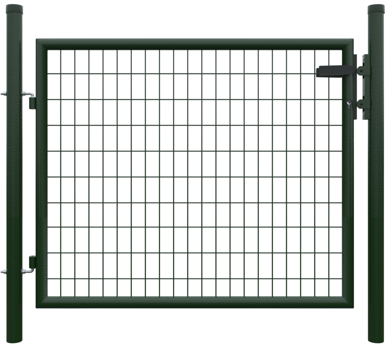 TETZNER & JENTZSCH Metall Einzeltor B1250 x H1000 mm inkl. Pfosten   Beschlägen RAL7016 anthrazit
