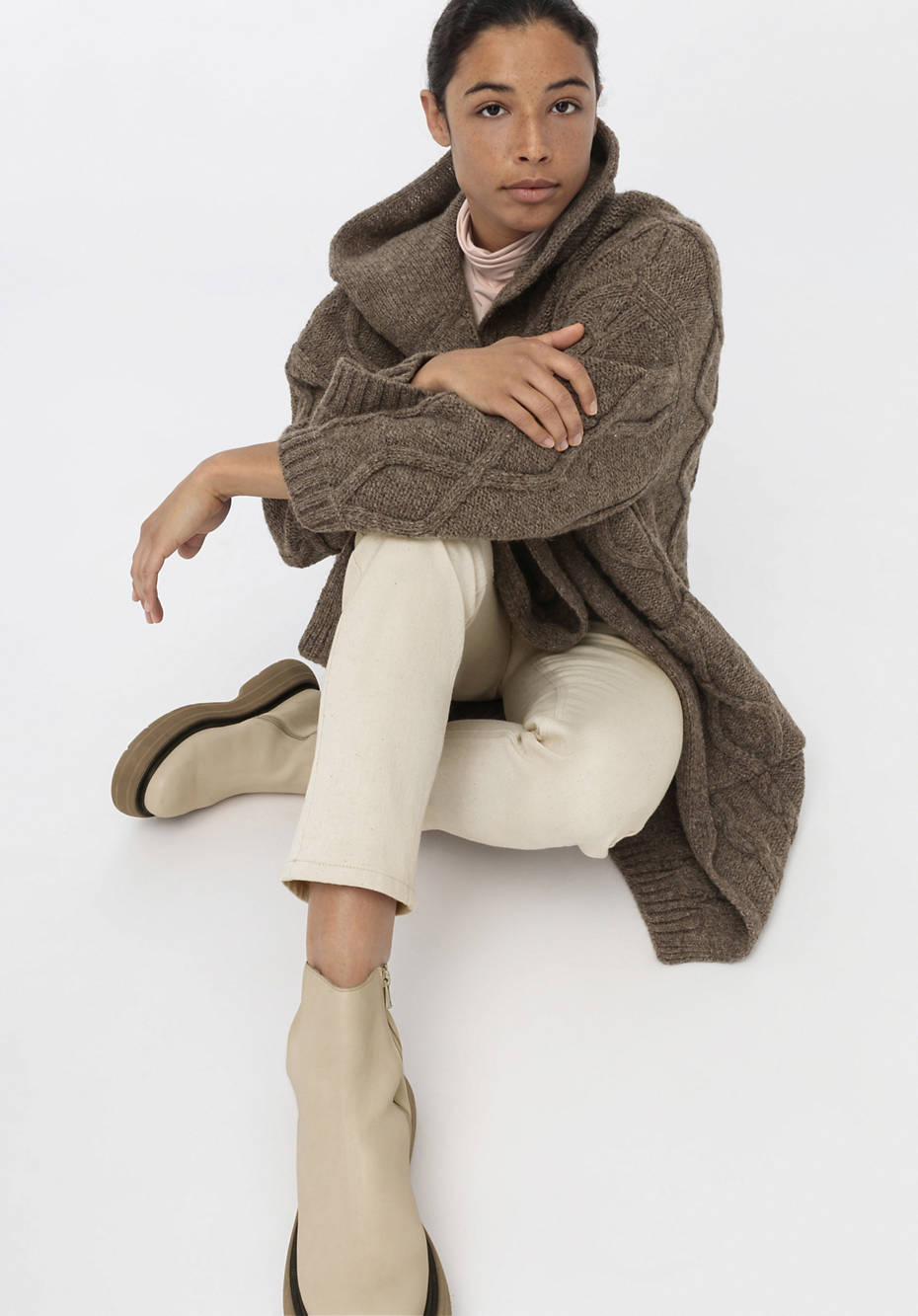 Rhön-Strickjacke aus reiner Schurwolle