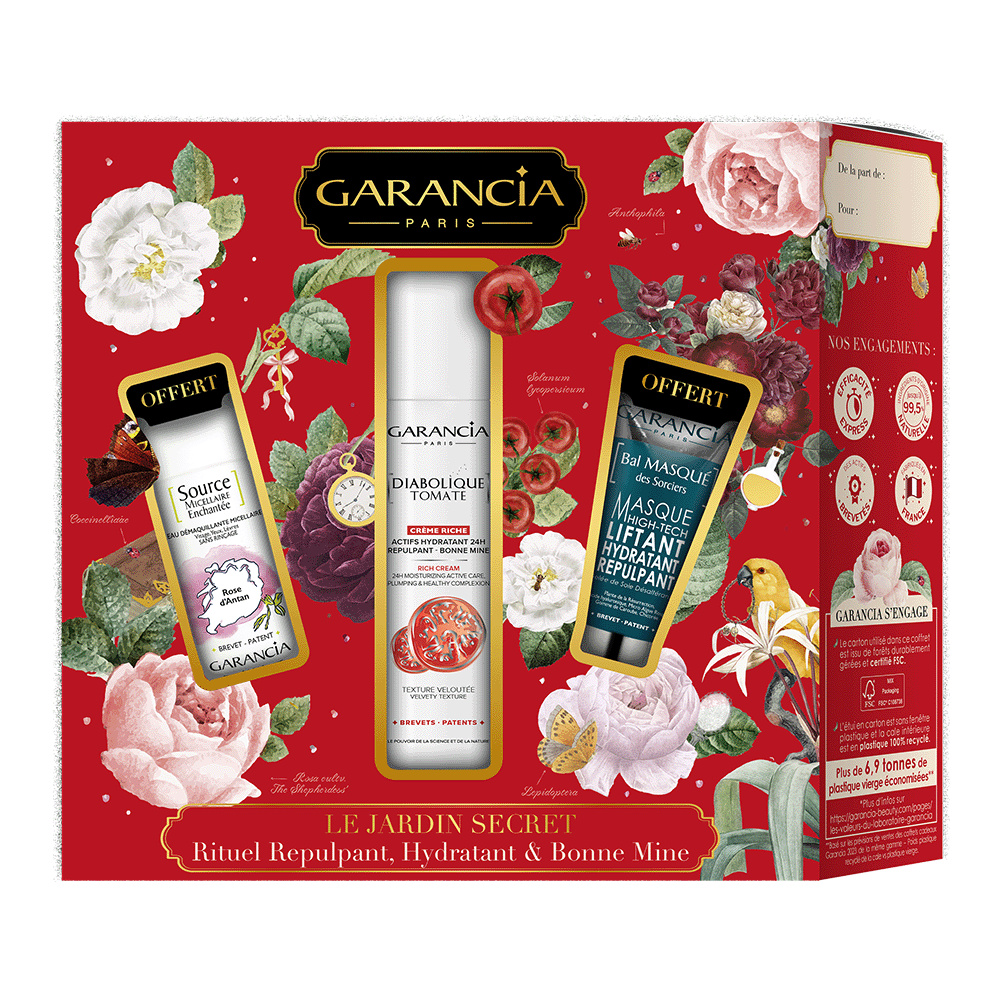 Garancia Coffret Cadeau Repulpant, Hydratant & Bonne Mine 2023 Coffret
