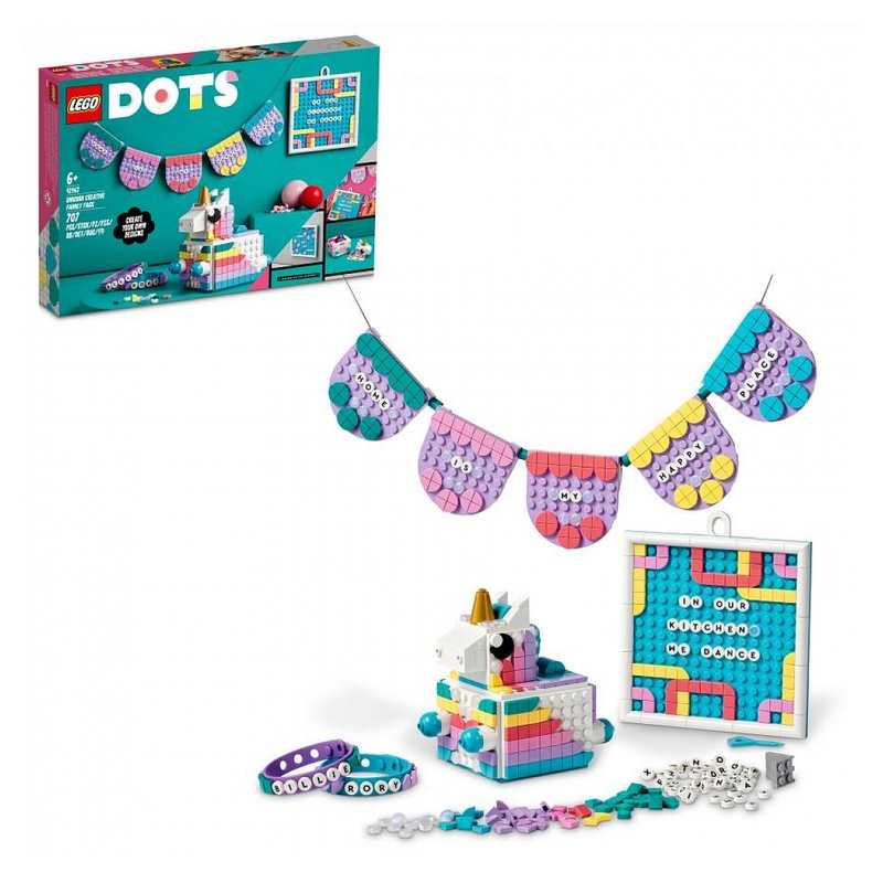41962 Le kit créatif familial licorne LEGO DOTS