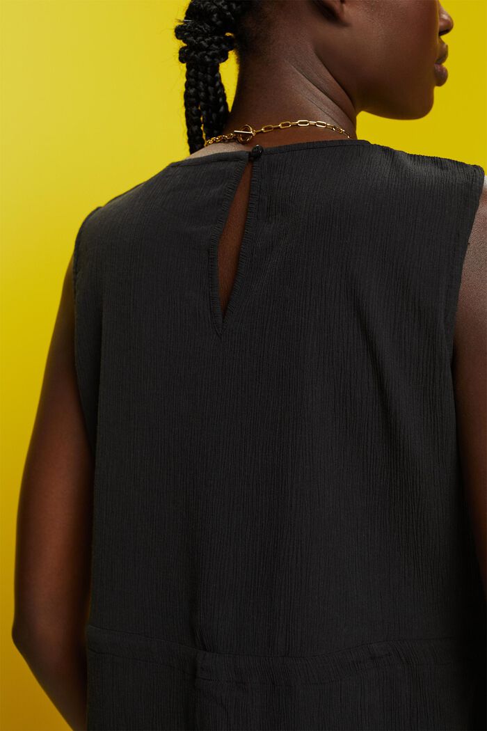 Maxikleid in Crinkle-Optik