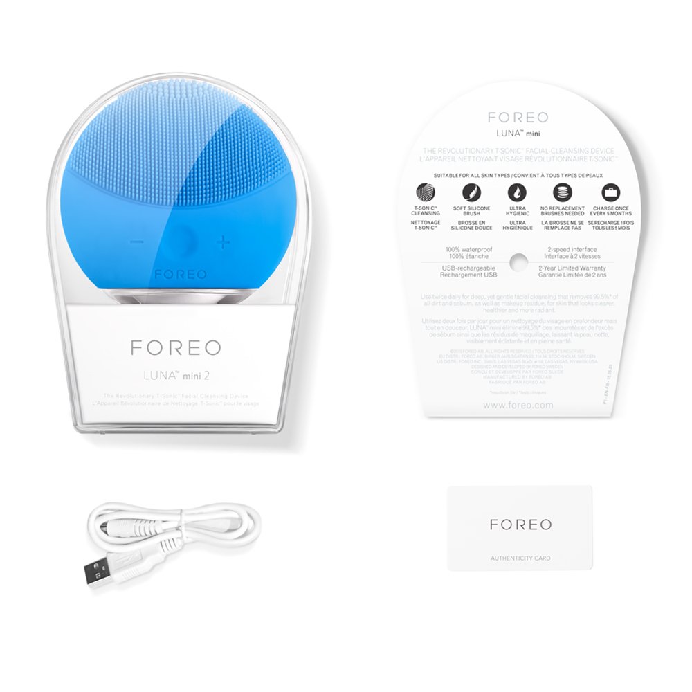 Foreo LUNA mini 2 Aquamarine Gesichtsreinigungsbürste