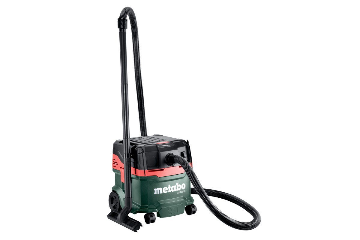 Metabo Professional Industriesauger Allessauger AS 20 L PC, 1200,00 W, mit Beutel, mit manueller Filterabreinigung, Karton