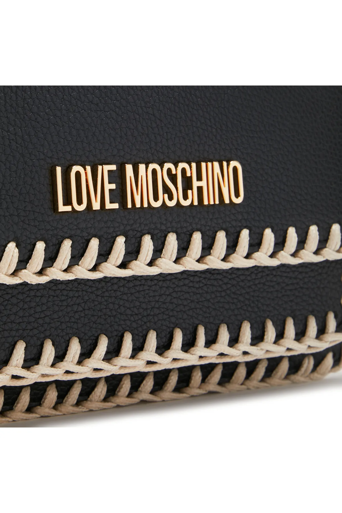 1'ASLAN  Love Moschino Damen Umhängetasche Schwarz JC4104PP1ILJ100A