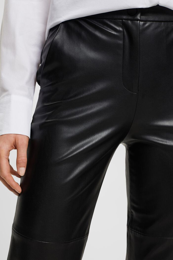 Cropped-Hose in Lederoptik