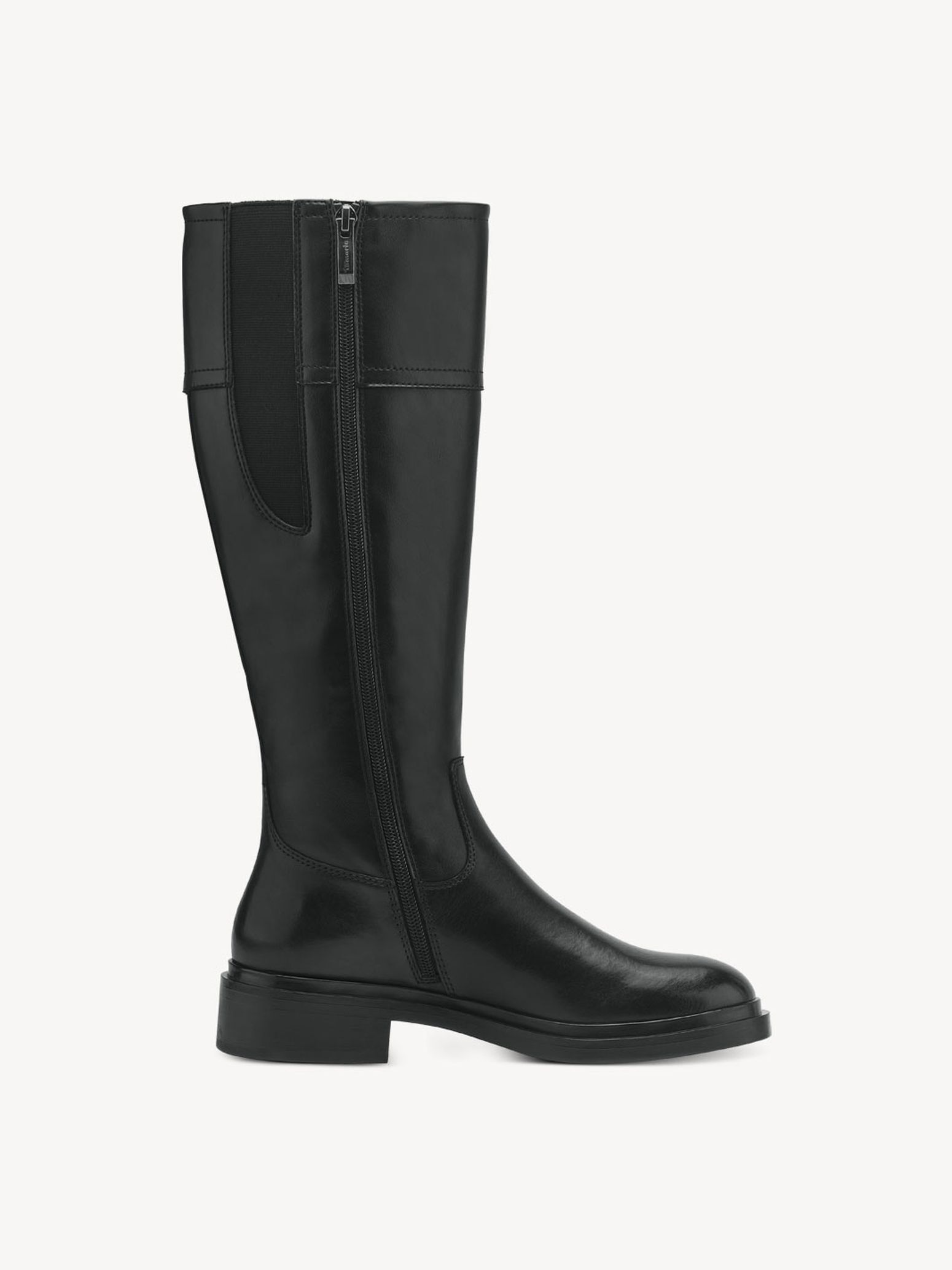 Bottes en cuir - noir