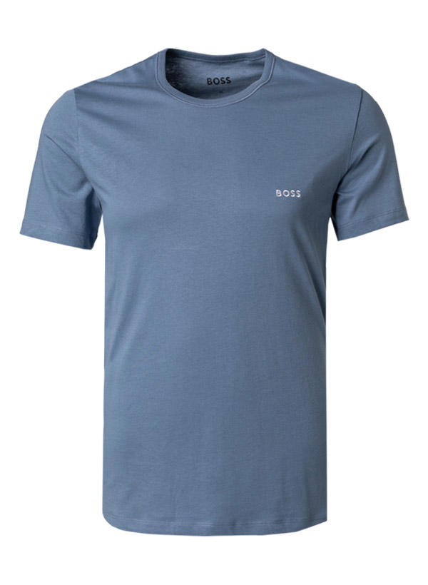 BOSS Black, T-Shirts, Regular Fit, Baumwolle, jeansblau-oliv-schwarz