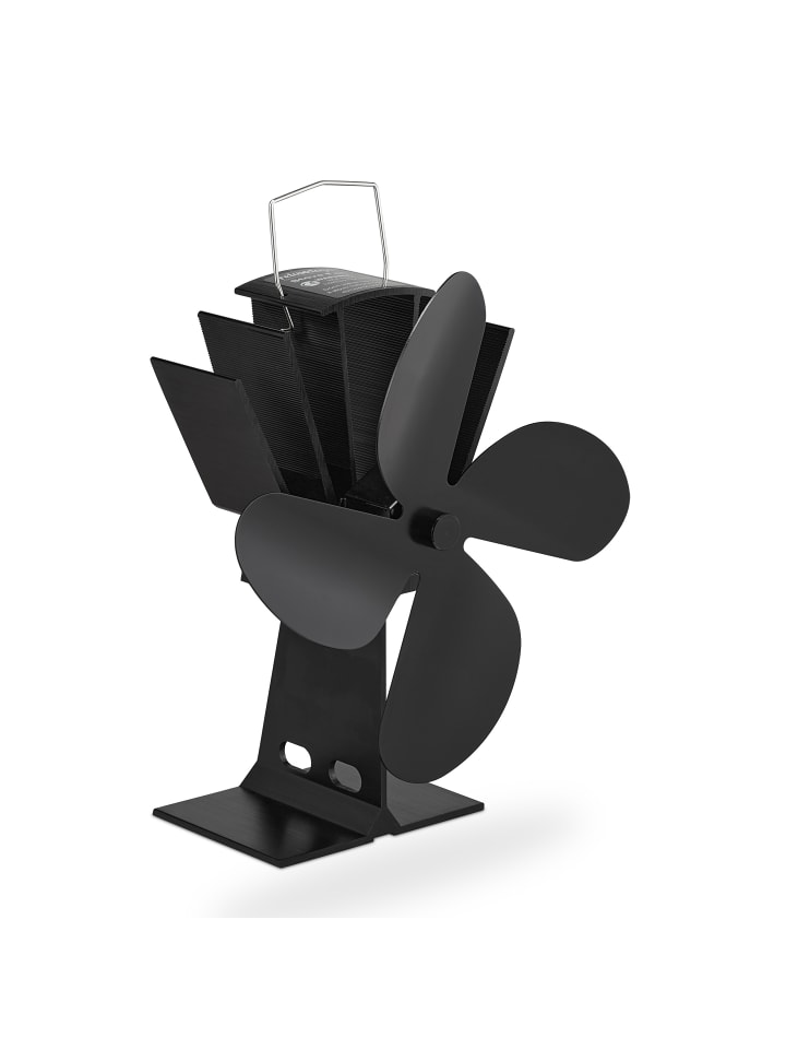 relaxdays Ofenventilator in Schwarz günstig kaufen onesize