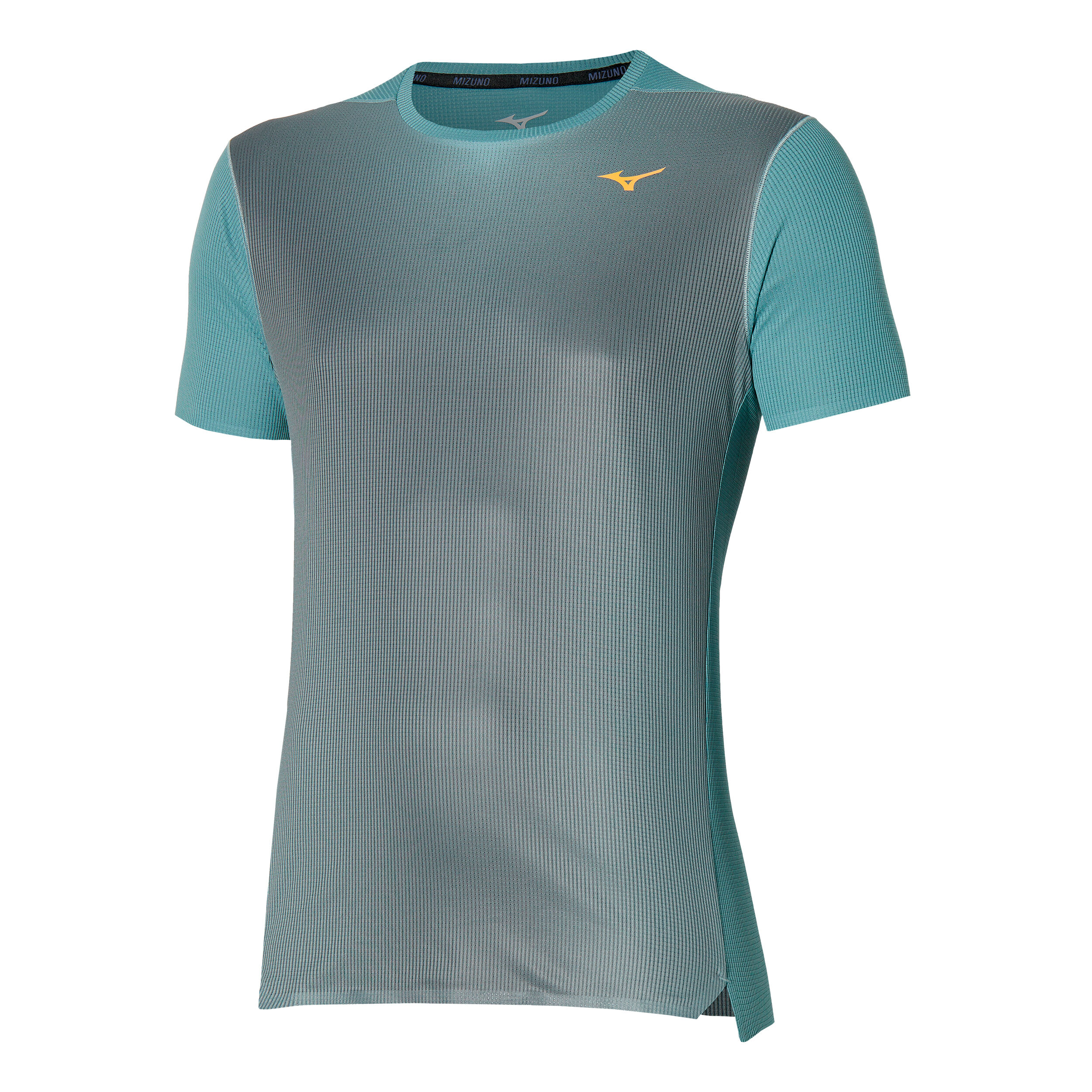Aero Laufshirt Herren - Grau, Türkis