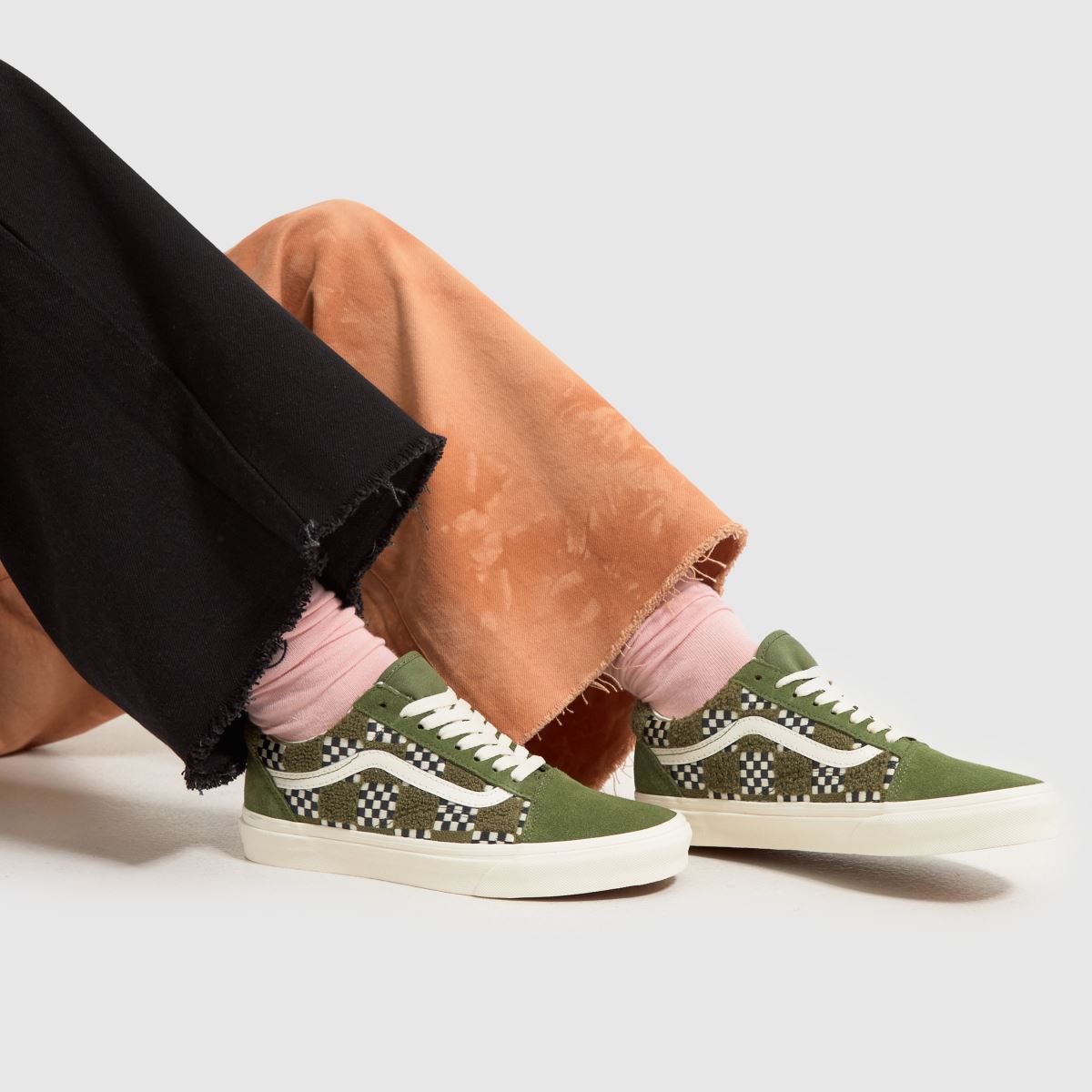 Vans – Old Skool – Gröna sneakers