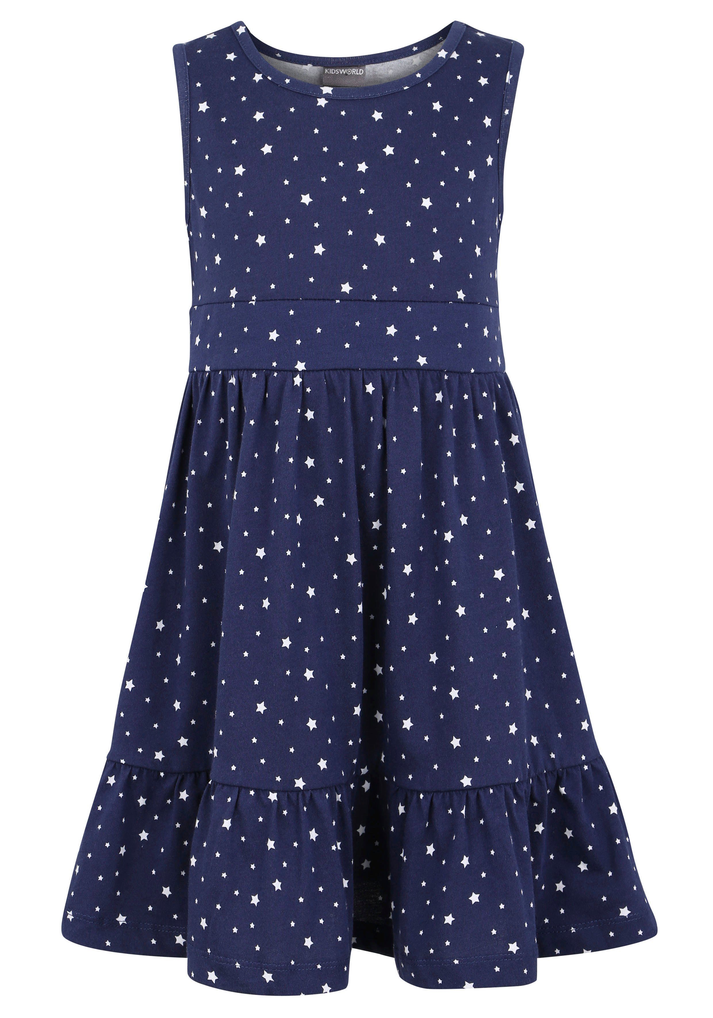 KIDSWORLD Jerseykleid STERNE (Packung, 2-tlg) mit Haarband