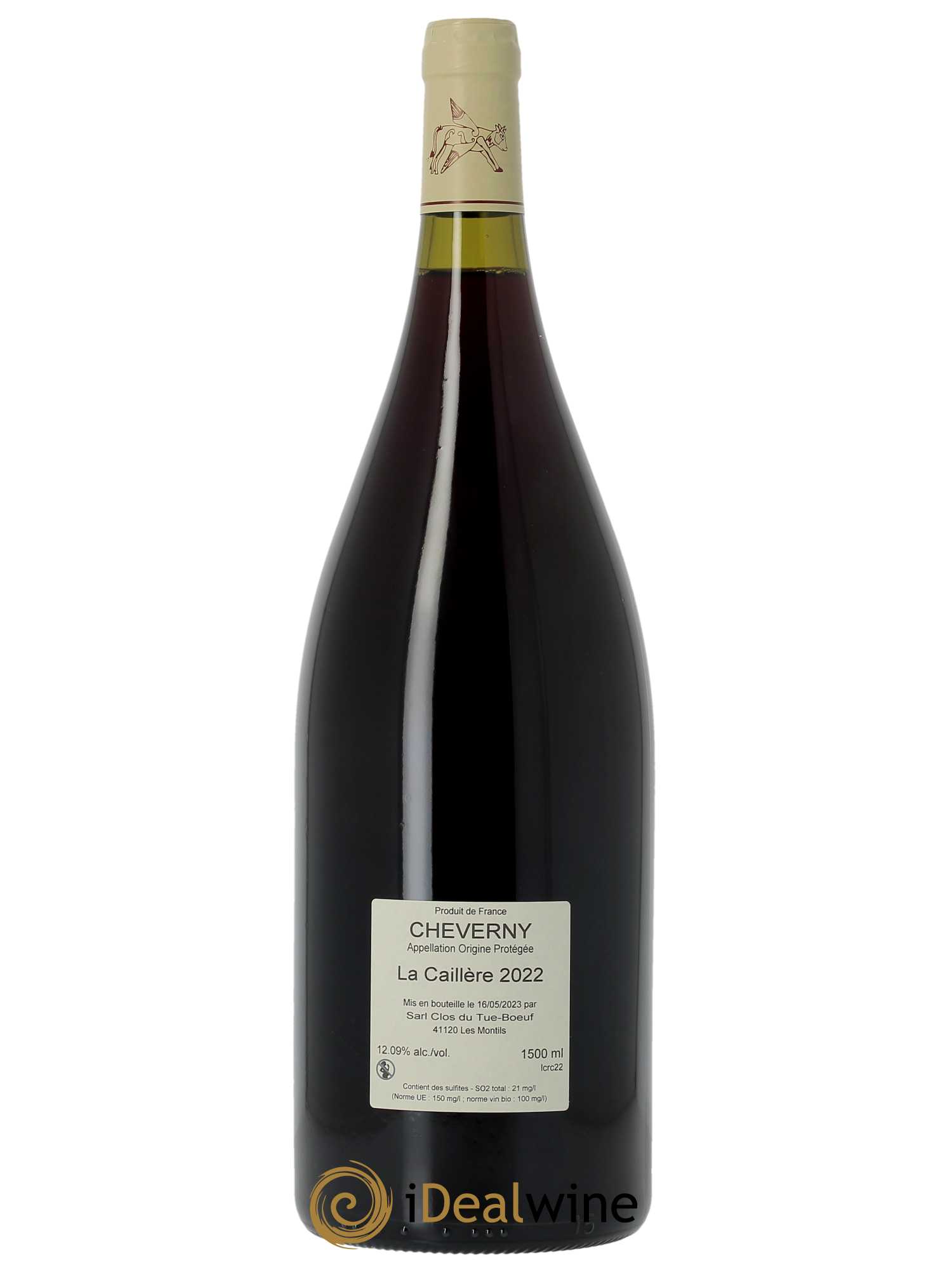 Cheverny La Caillère Clos du Tue-Boeuf  2022 - Lot de 1 Magnum