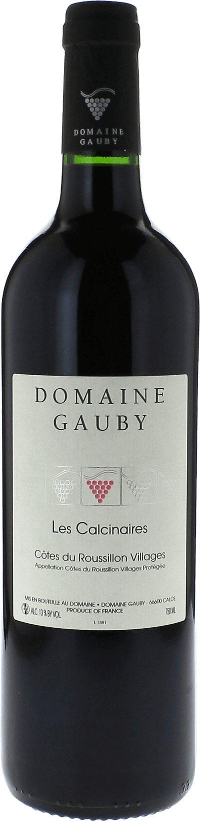 Gauby les calcinaires rouge 2018