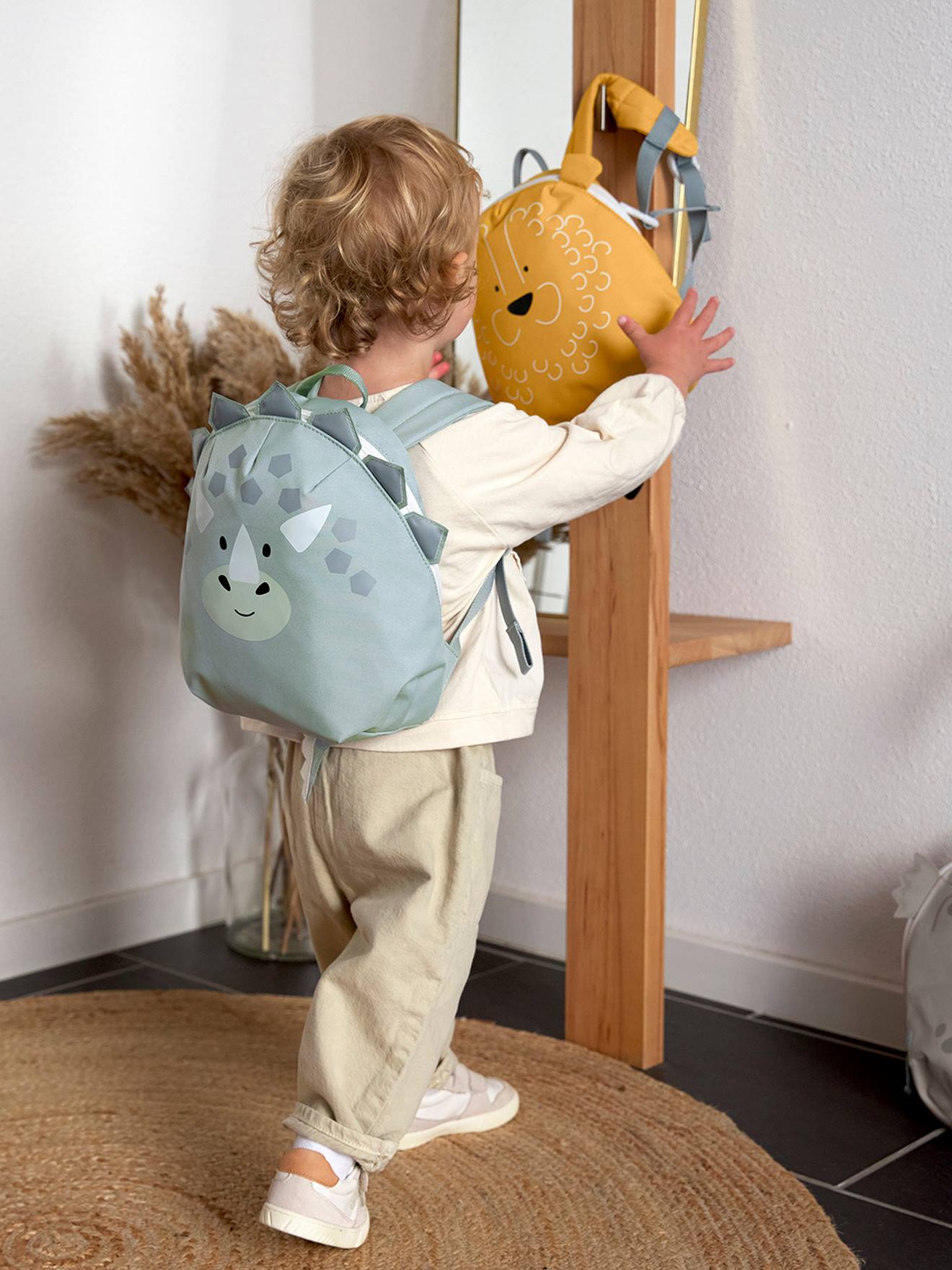 Lässig Kindergarten-Rucksack ABOUT FRIENDS LÄSSIG - gelb löwe